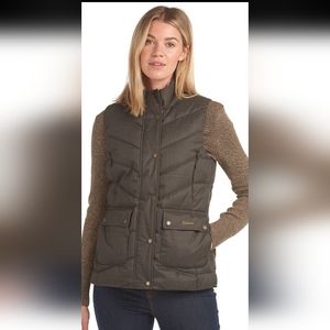 Barbour Kingston Gilet Vest Olive Size 4